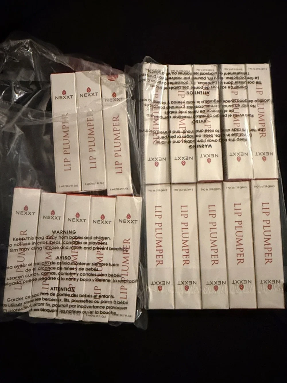 Nexxt Lip Plumper - White & Red Retail Boxes-2 for $25